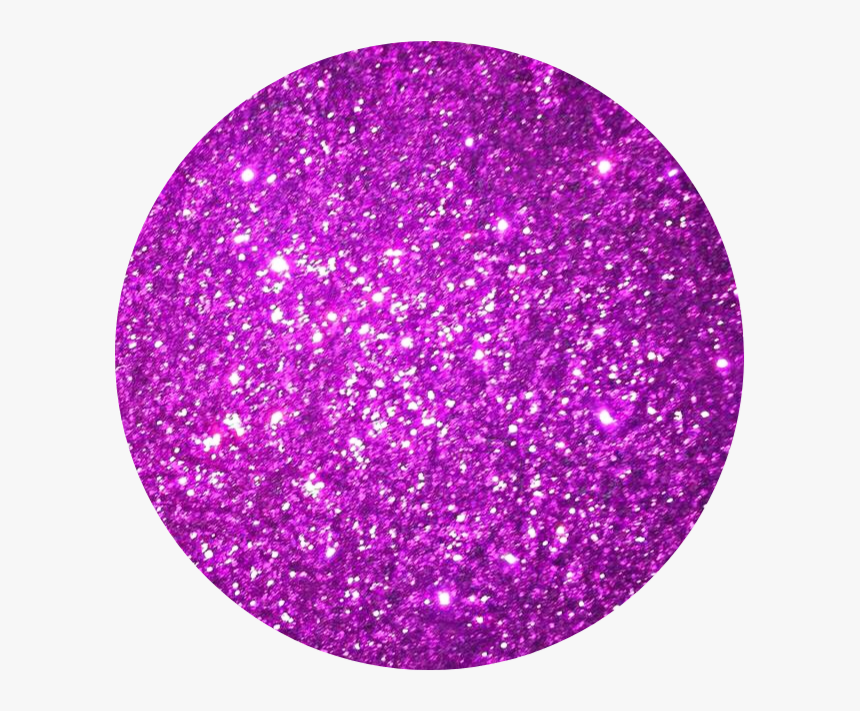 #freetoedit #purple #glitter #circle - Heart Stickers Glitter Transparent, HD Png Download, Free Download