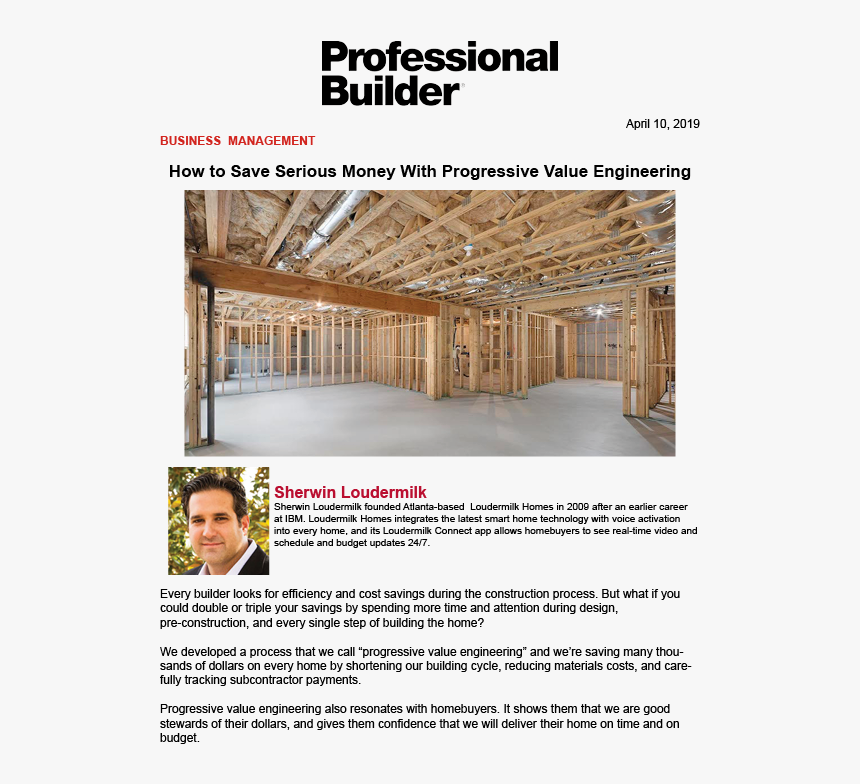 Professional Builder Magazine - Brochure, HD Png Download, Free Download