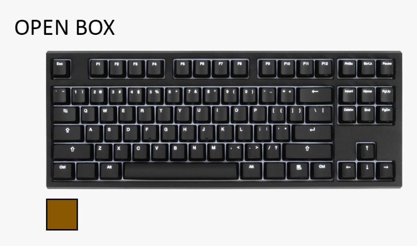 *open Box* Code V2 87-key Mechanical Keyboard - 104 Key Keyboard, HD Png Download, Free Download