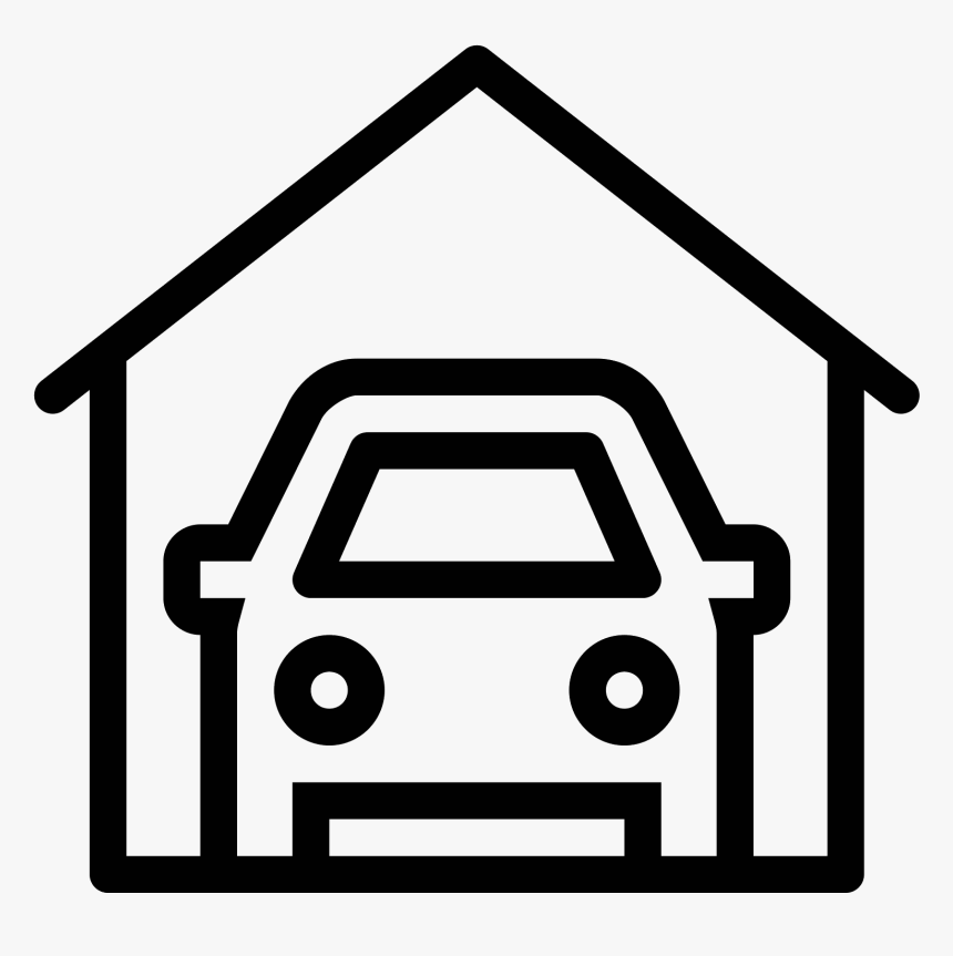 This Is A Car Inside Of A Structure That Is Shaped - Transparent Background Ios Home Icon, HD Png Download, Free Download