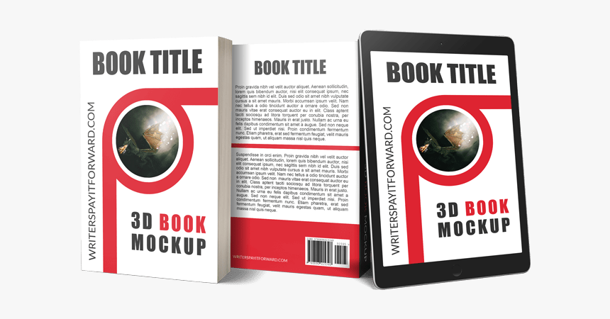 3d Book Mockup Screen Paperback - Book A 5 Mock Up, HD Png Download, Free Download