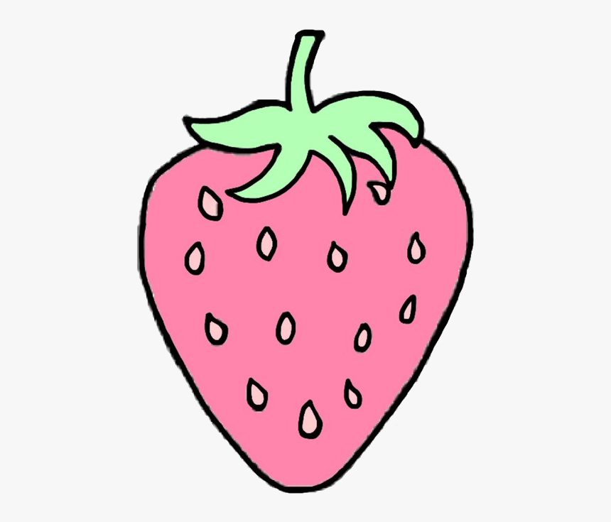 Overlay Image - Aesthetic Strawberry Png, Transparent Png, Free Download
