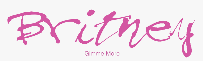 Gimme More Logo - Calligraphy, HD Png Download, Free Download