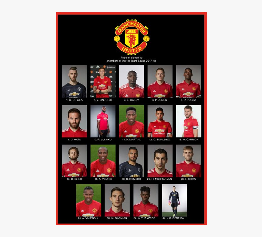 Manchester Utd Signed Football 15557, HD Png Download, Free Download