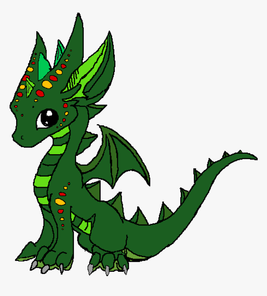 A Cute Dragon Clipart , Png Download - Cute Dragon Clipart, Transparent Png, Free Download