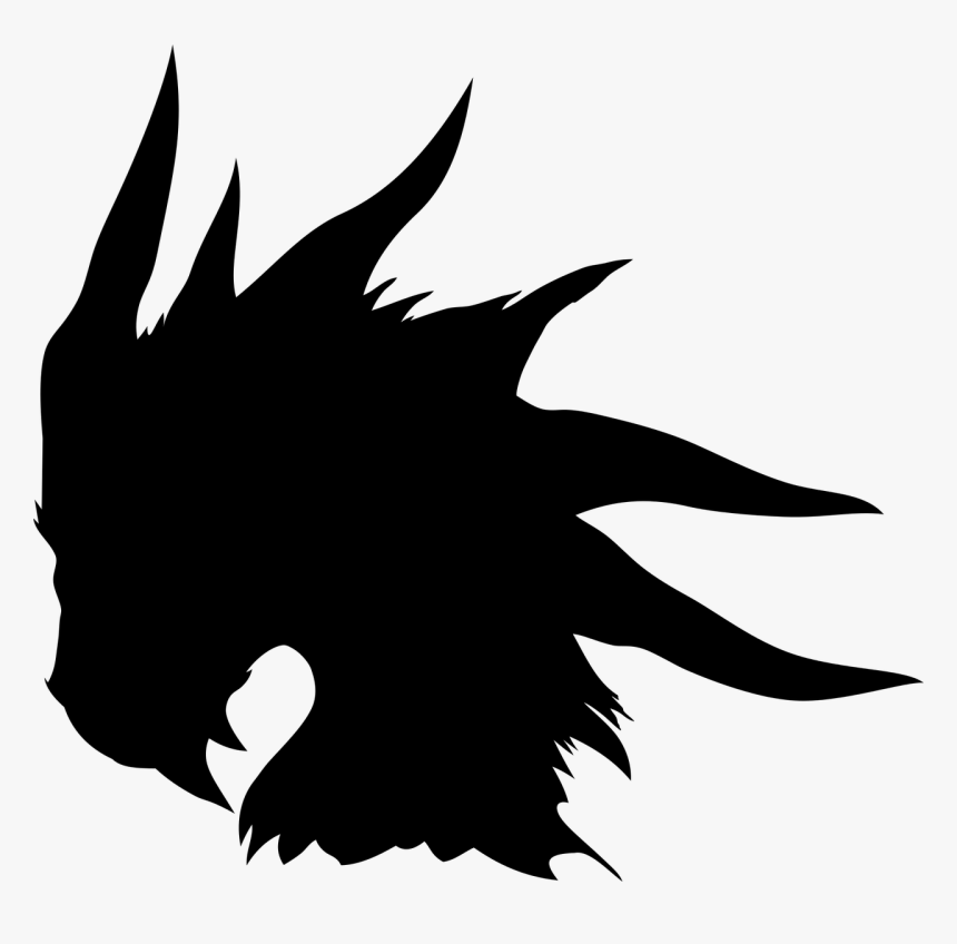 Silhouette Dragon Clip Art - Dragon Head Silhouette Free, HD Png Download, Free Download