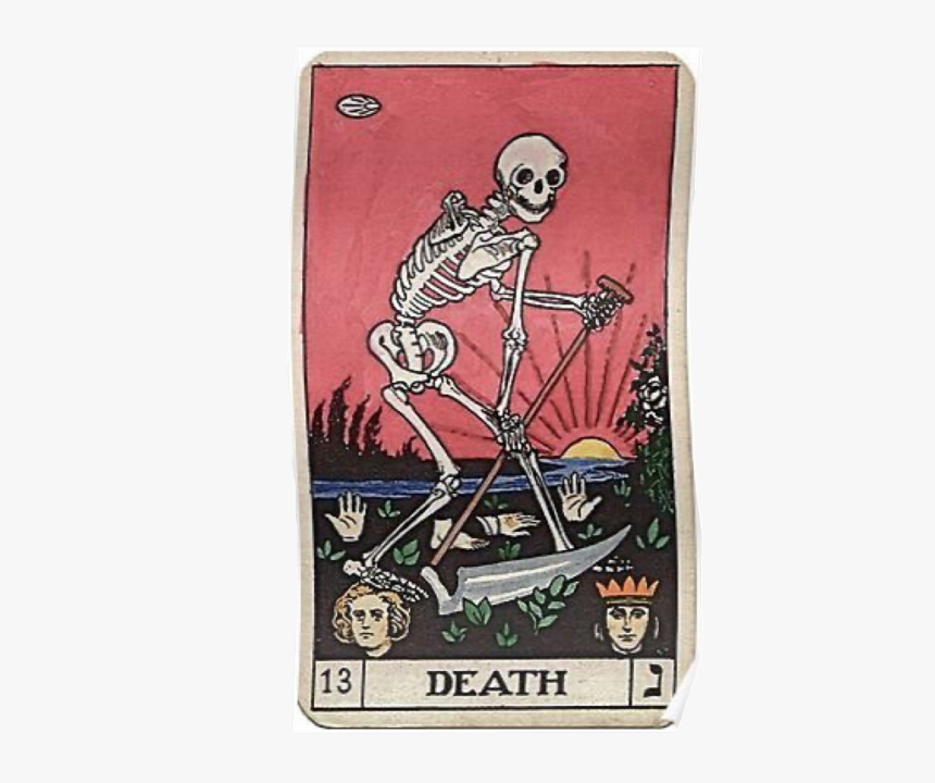 Image - Tarot Card Death Skeleton, HD Png Download, Free Download