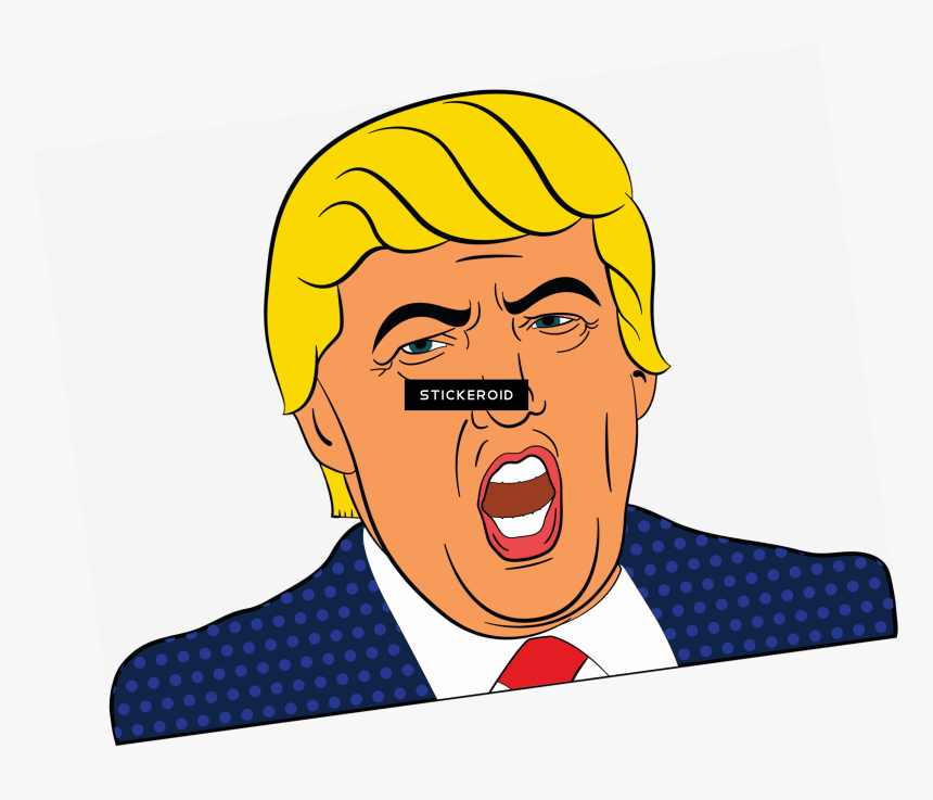 Angry Trump Clipart - Donald Trump Fathers Day Cards, HD Png Download, Free Download