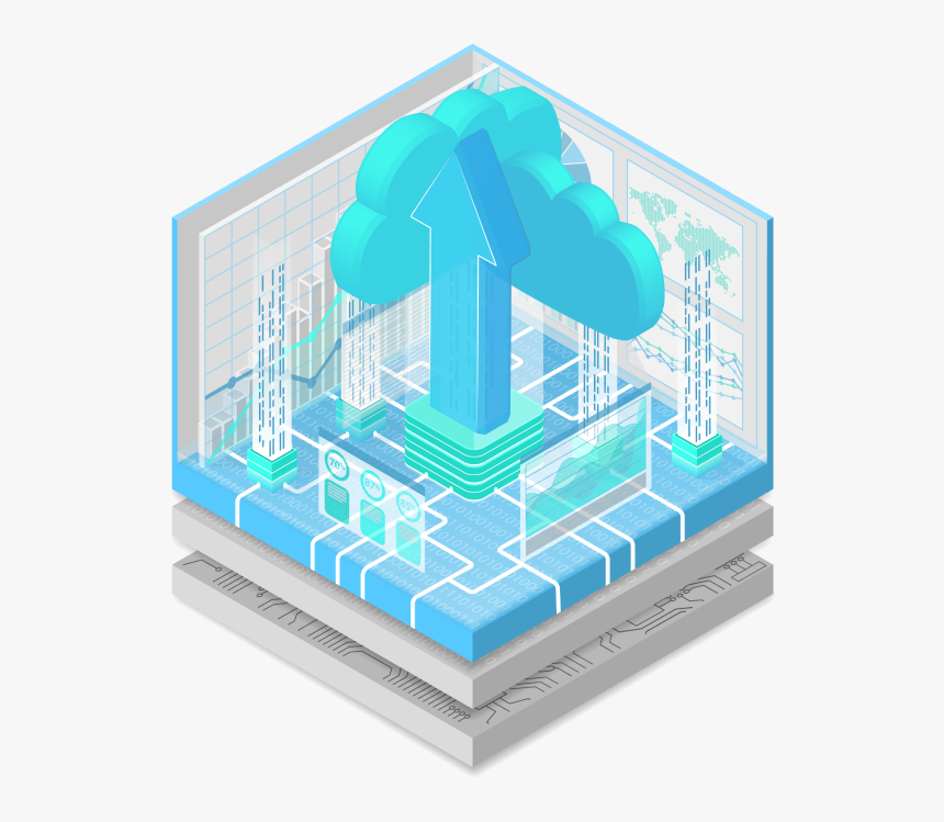 Cloud Infrastructure - Illustration, HD Png Download, Free Download