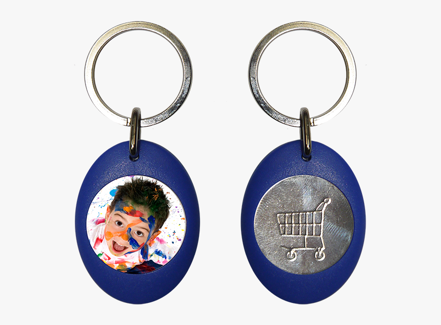 Llavero Portamoneda Carro Acrílico Azul - Keychain, HD Png Download, Free Download