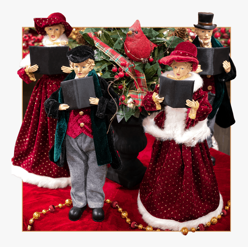 Christmas Carolers Holiday Decor - Christmas Carol, HD Png Download, Free Download