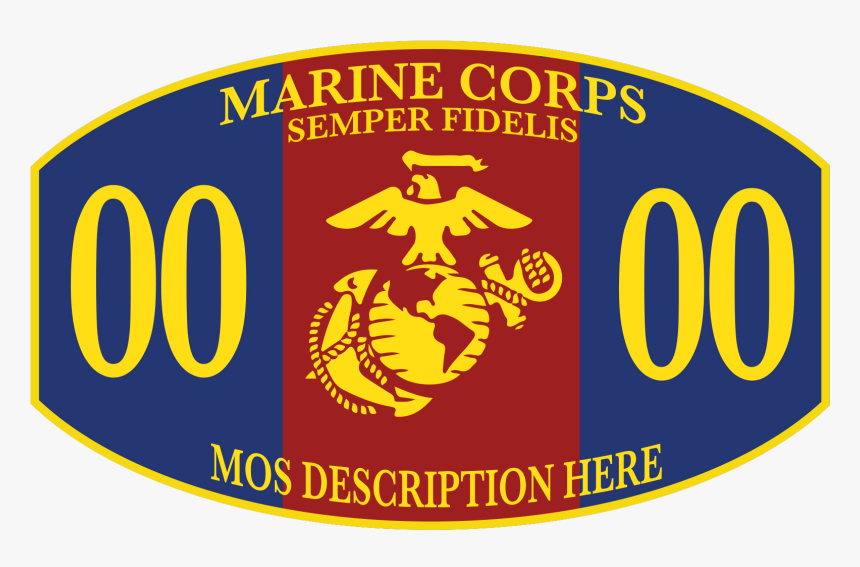 Usmc Custom Blood Stripe Mos Decal - Marine Corps, HD Png Download, Free Download