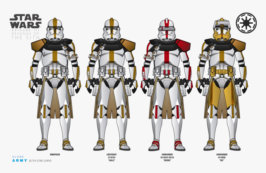 Clone Trooper 327th Star Corps, HD Png Download, Free Download