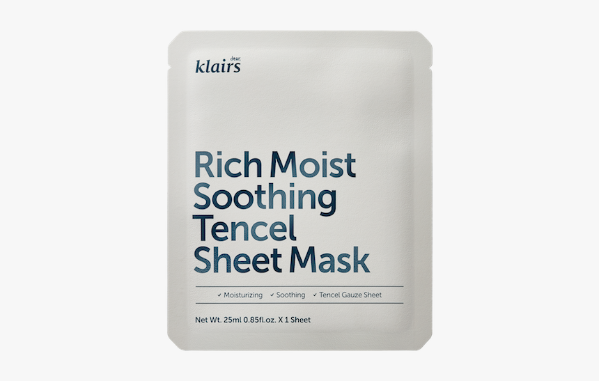 Klairs Rich Moist Soothing Tencel Sheet Mask - Dear Klairs Rich Moist Soothing Tencel Sheet Mask, HD Png Download, Free Download