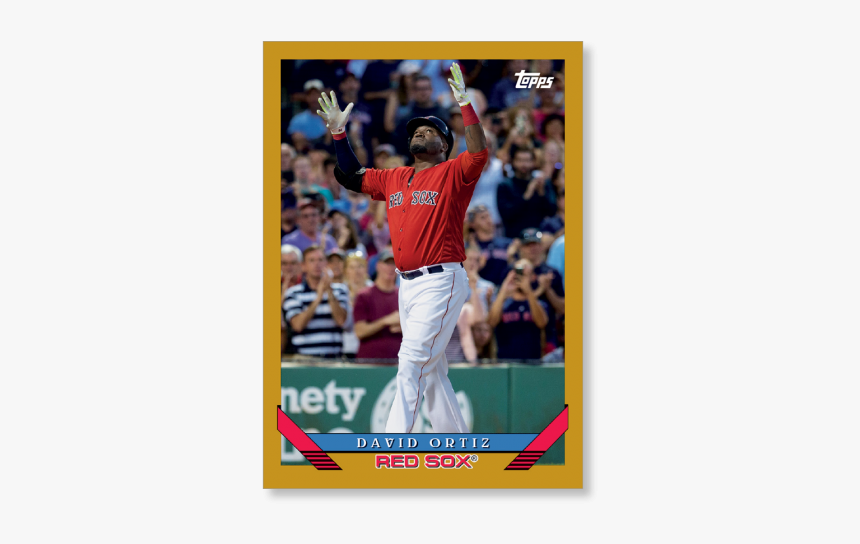 David Ortiz 2019 Archives Baseball 1993 Topps Poster - Baseball Player, HD Png Download, Free Download