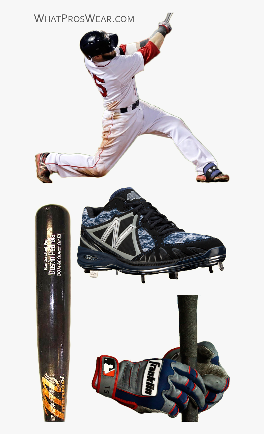 Dustin Pedroia Bat, Dustin Pedroia Batting Gloves, - Jumping, HD Png Download, Free Download