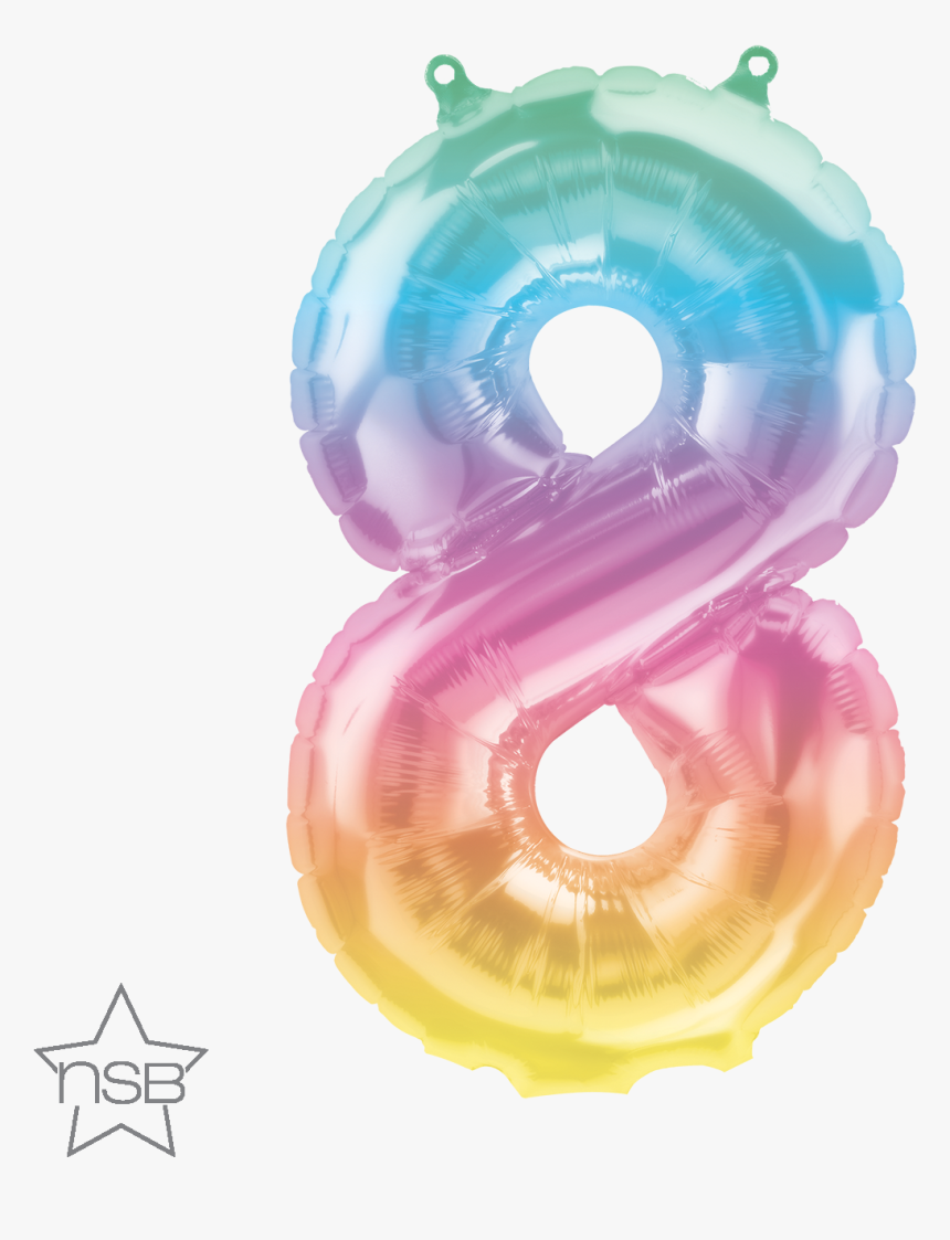 Blue Number 8 Balloon Png, Transparent Png, Free Download