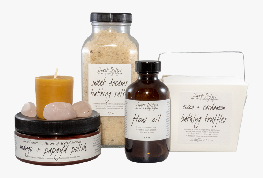 Bath Goddess Bath Set Ritual Perfect Gift - Glass Bottle, HD Png Download, Free Download