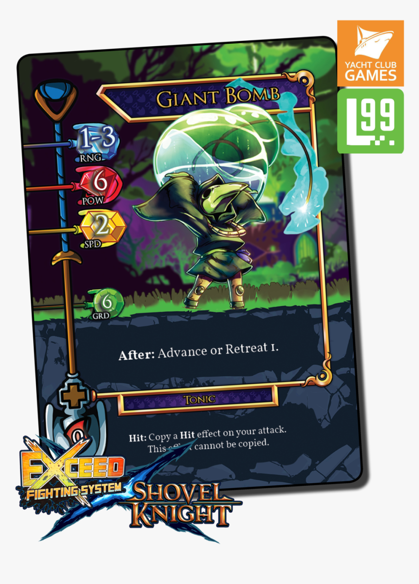 Exceed Card Previews - Exceed Fighting System Shovel Knight, HD Png Download, Free Download