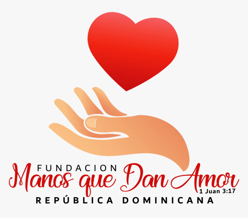 Fundacional Manos Que Dan Amor - Heart, HD Png Download, Free Download