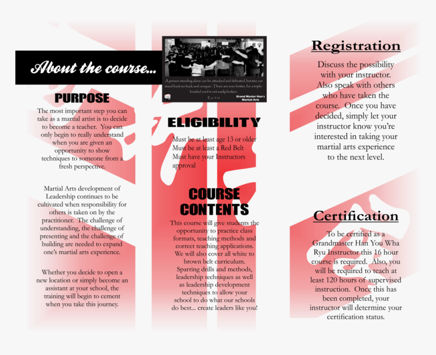 Ic Course Flyer 2019 Faded Red2 - Flyer, HD Png Download, Free Download