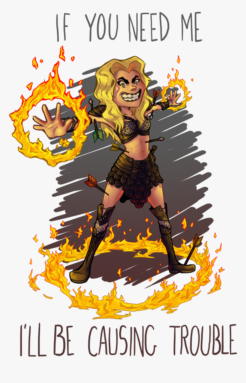 Callisto Causing Trouble On Redbubble - Callisto Xena Art, HD Png Download, Free Download