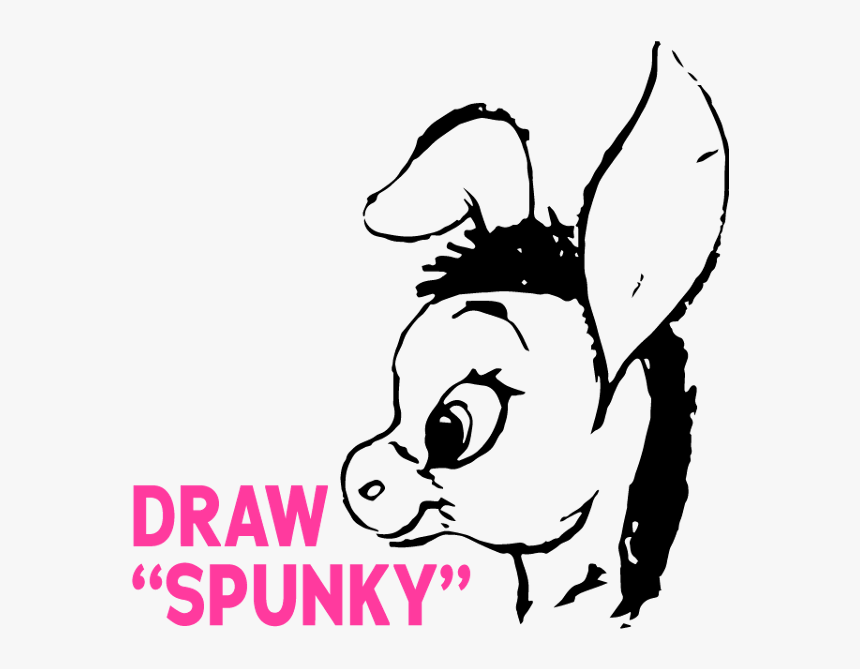 Draw Spunky The Donkey, HD Png Download, Free Download