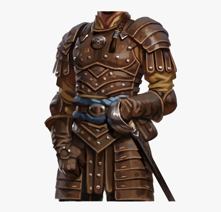 Warrior Armor Png Free Download - D&d Studded Leather Armour, Transparent Png, Free Download