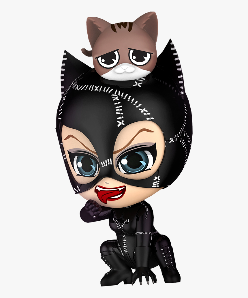 Catwoman Cosbaby Hot Toys Figure Collectible Set - Catwoman, HD Png Download, Free Download