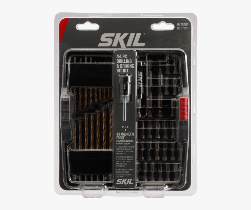 44pc Drilling And Screw Driving Kit With Bit Grip - Screwdriver Bit, HD Png Download, Free Download