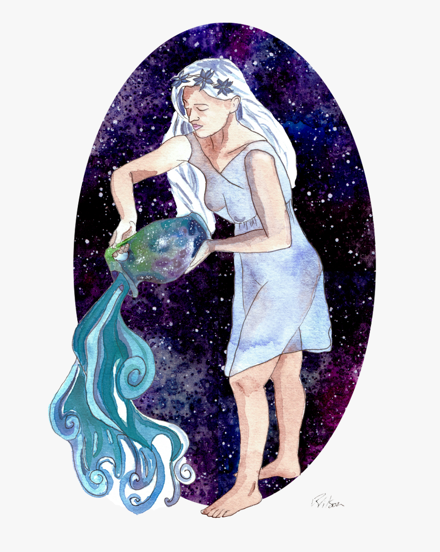 Aquarius Zodiac Sign Water Bearer, HD Png Download, Free Download