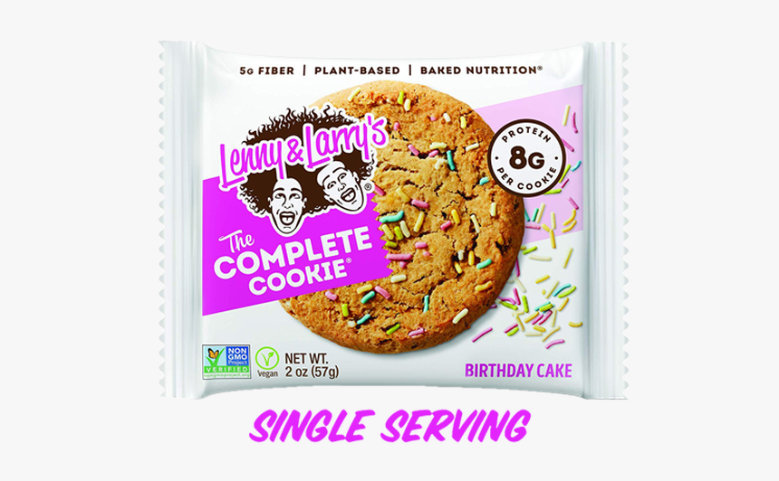Lenny And Larry"s Single Serving Birthday Cake Flavour - Lenny & Larry's, HD Png Download, Free Download