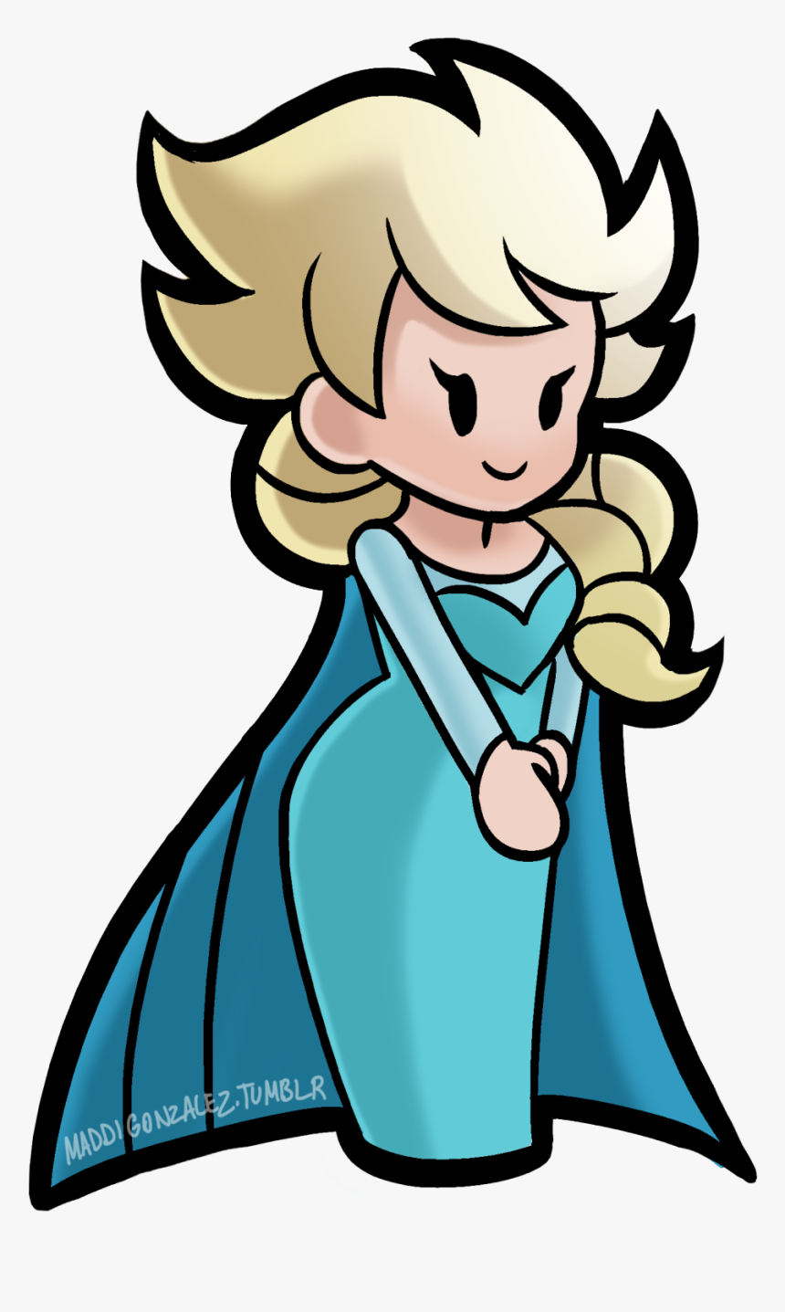 Google Search I Cant Sleep, Paper Mario, Queen Elsa, - Paper Mario Super Smash Bros Ultimate, HD Png Download, Free Download