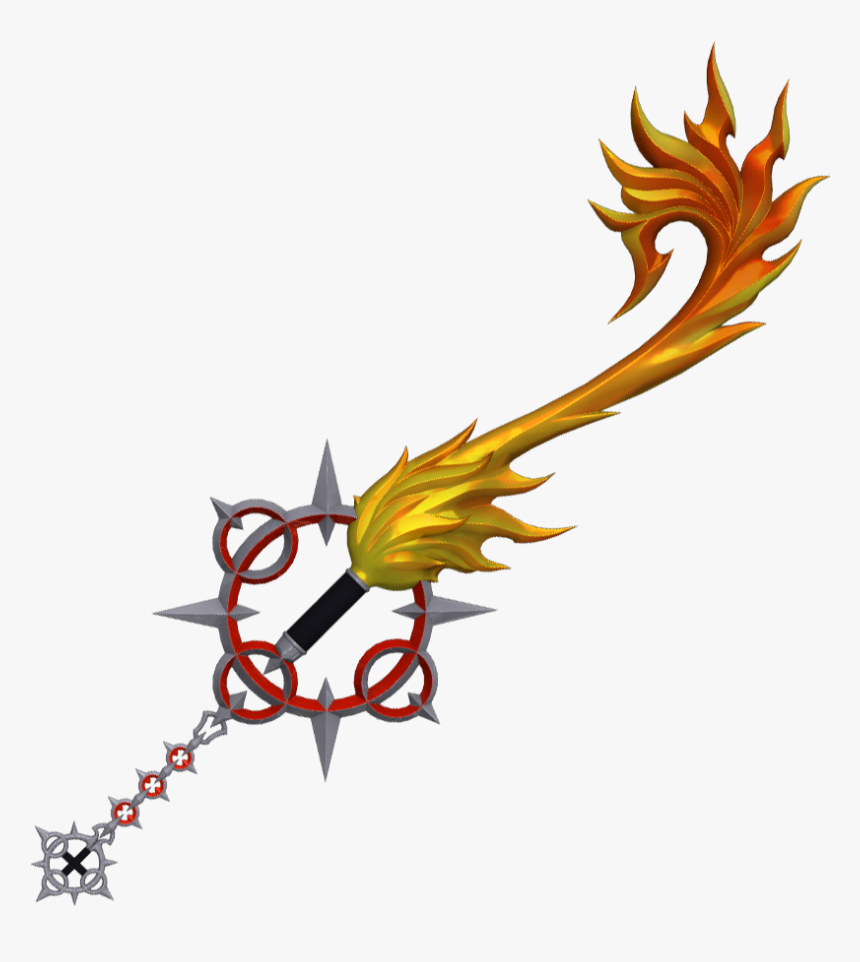 Kh3 Flame Liberator - Lea's Keyblade, HD Png Download, Free Download