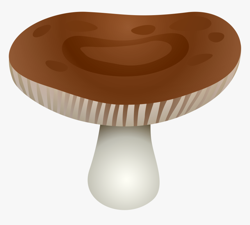 Brown Transparent Mushroom Png Clipart - Mushroom Clipart Transparent, Png Download, Free Download