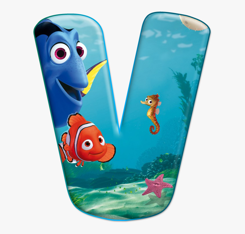 Findy Dory, Abc 7, 3rd - Finding Nemo Letters, HD Png Download, Free Download