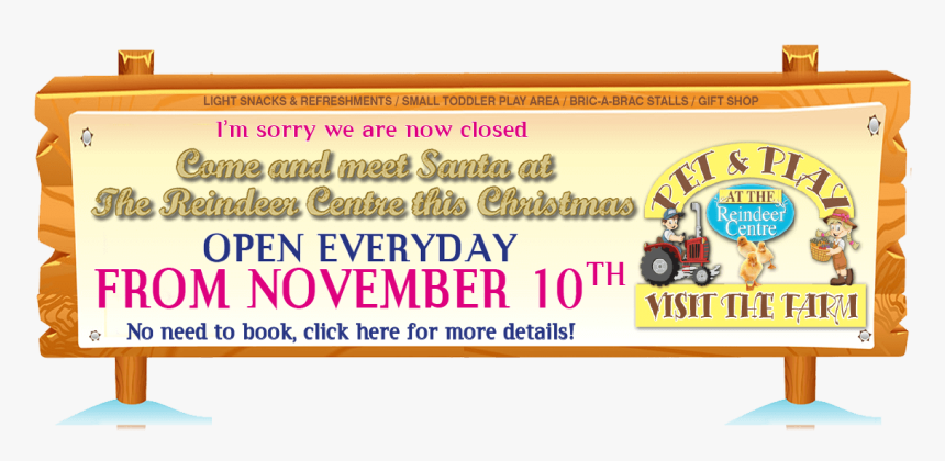 Grotto Banner Closed - Signage, HD Png Download, Free Download