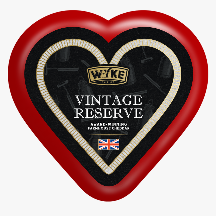 Limited Edition Red Heart Vintage Cheddar Truckle - Wyke Farms, HD Png Download, Free Download