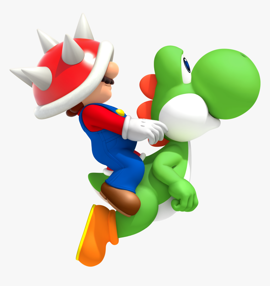 Transparent Pour Clipart - Super Mario Riding Yoshi, HD Png Download, Free Download