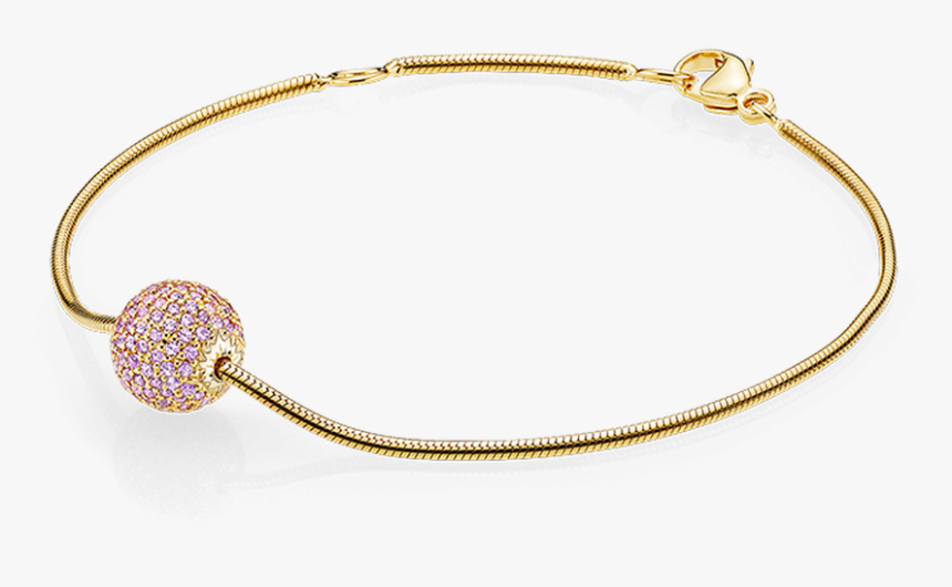 Pink Sapphires In 18k Yellow Gold - Bracelet, HD Png Download, Free Download