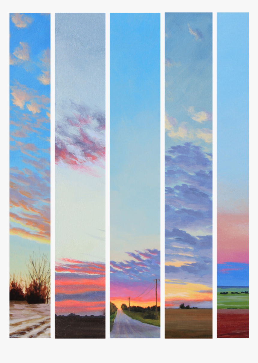 Catherinefreshley Stripprints Sunsets1, HD Png Download, Free Download