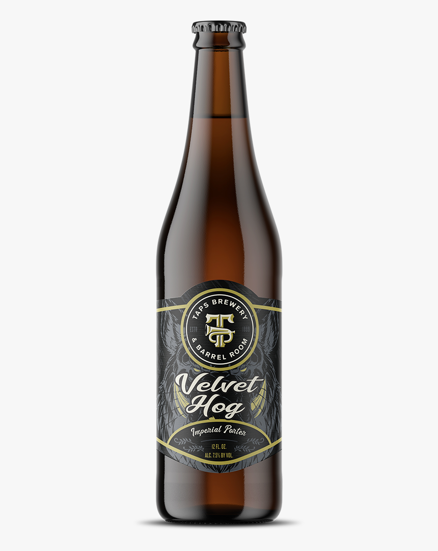 Velvet Hog - Glass Bottle, HD Png Download, Free Download