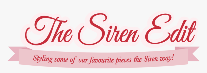 Siren Edit Title - Calligraphy, HD Png Download, Free Download