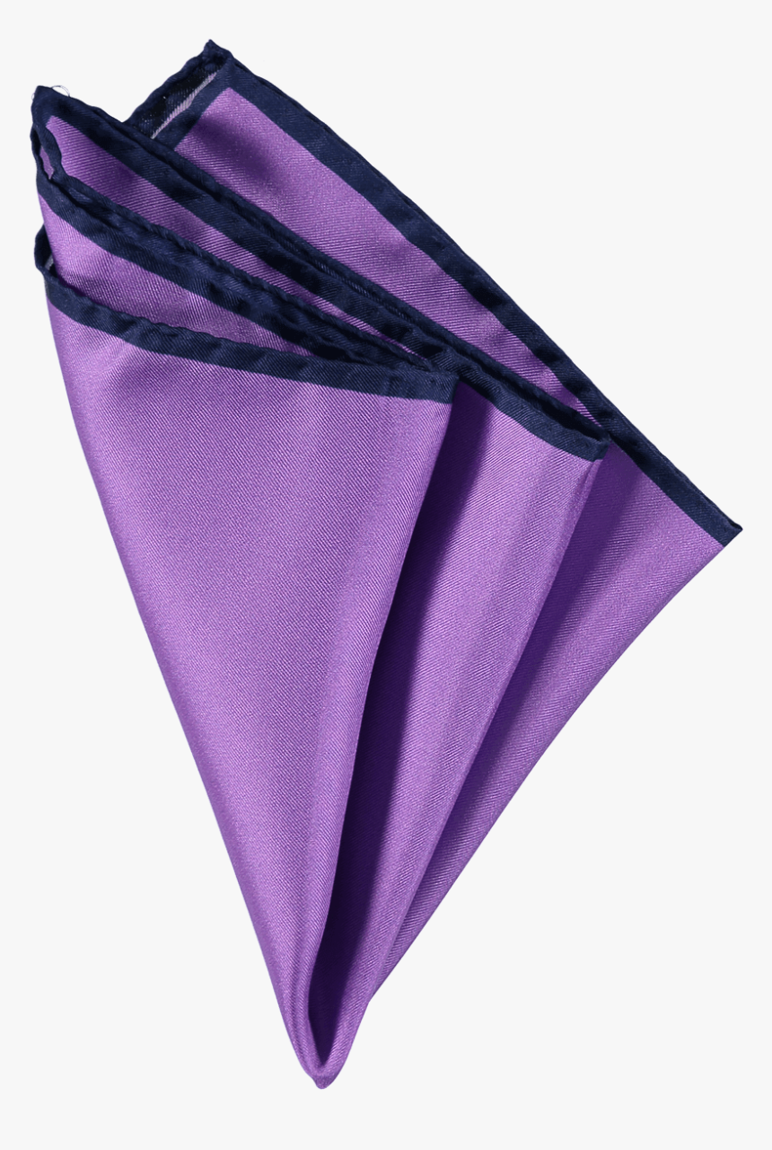 Menswear Accessories Silk Pocket Square Purple Navy - Velvet, HD Png Download, Free Download