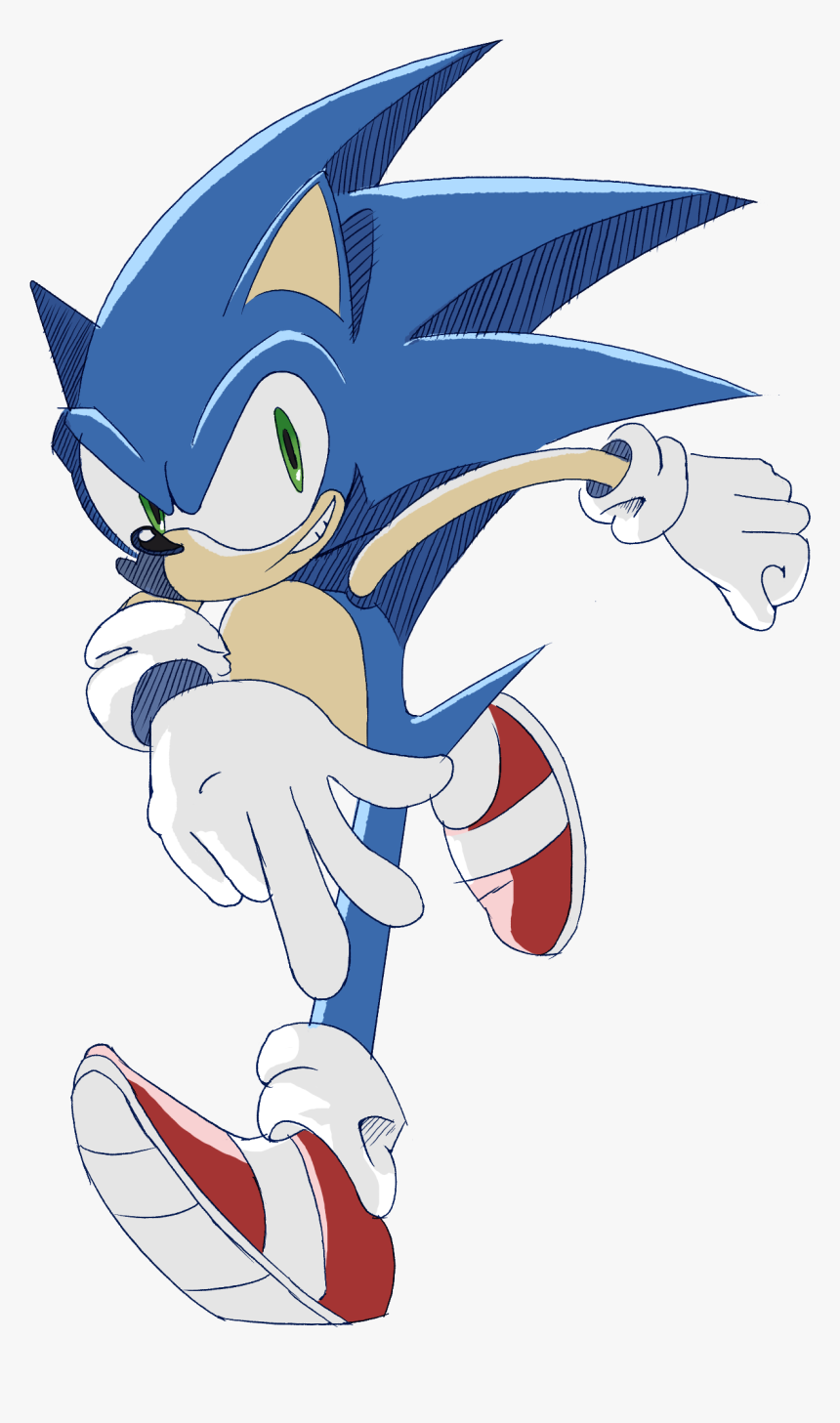 Sonic The Hedgehog - Cartoon, HD Png Download, Free Download