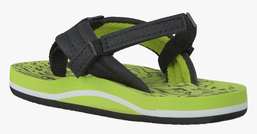 Green Reef Flip Flops Grom Reef Footprints - Sneakers, HD Png Download, Free Download