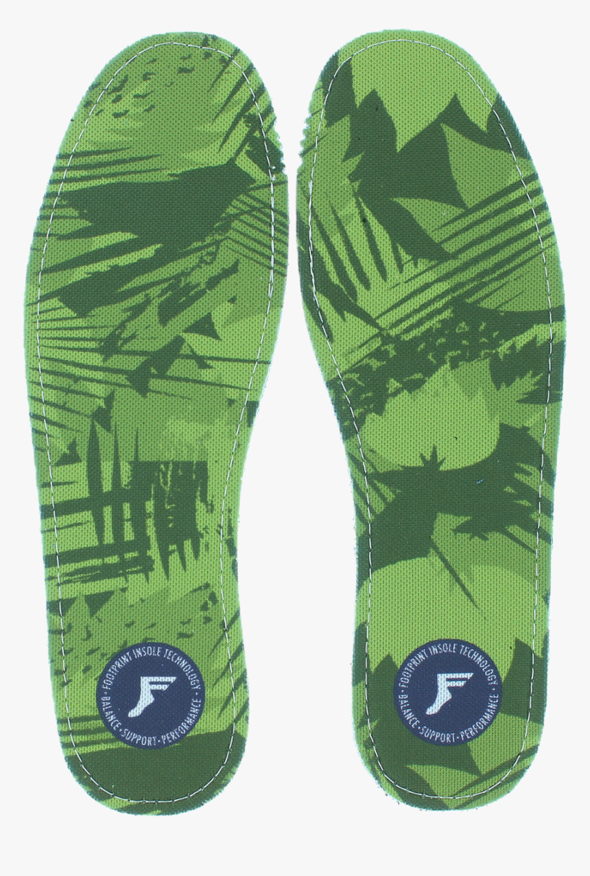 5 Ultra Low Profile Kf Green Camo 3mm - Shoe Insert, HD Png Download, Free Download