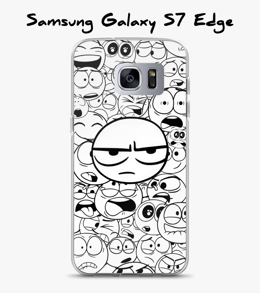 Doods Phone Mockup Case On Phone Case On Phone Samsung - Mobile Phone Case, HD Png Download, Free Download