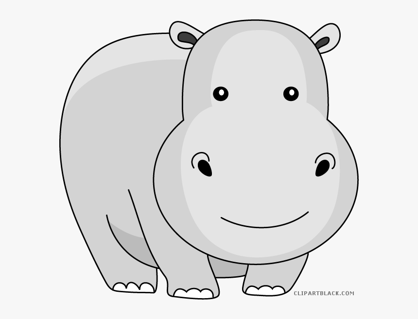 Baby Background Clipart - Transparent Background Hippo Clipart, HD Png Download, Free Download