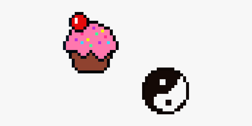 Pixel Art Minecraft Cupcake, HD Png Download, Free Download